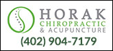 Horak Chiropractic & Acupuncture Sponsorship Banner